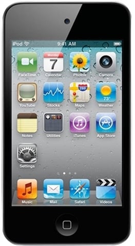 Display-Einheit für iPod Touch 4G schwarz (Frontscheibe, LCD, Touchscreen)
